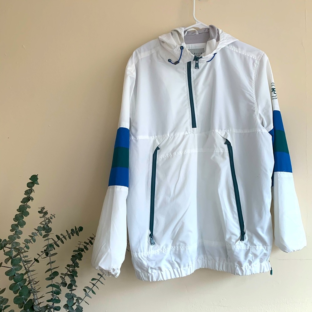 SOLD - Stripe Power Pullover Jacket!!